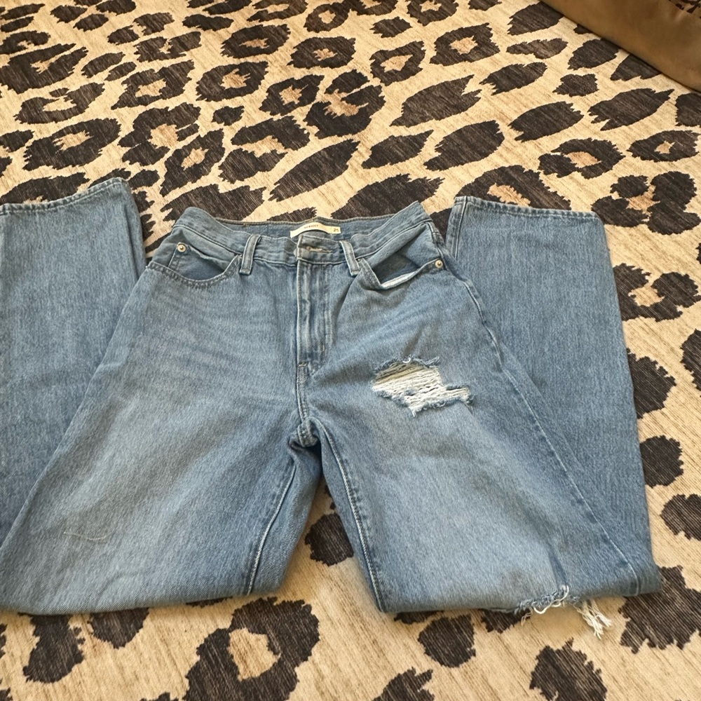 Levi's High Rise  94 Baggy Women Jeans - Light Blue